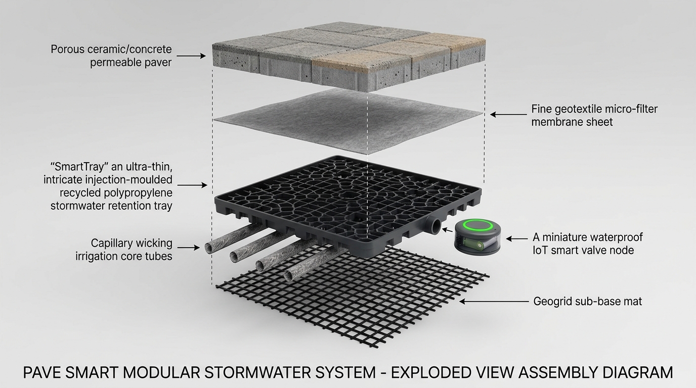 PAVE SMART 3D Exploded View